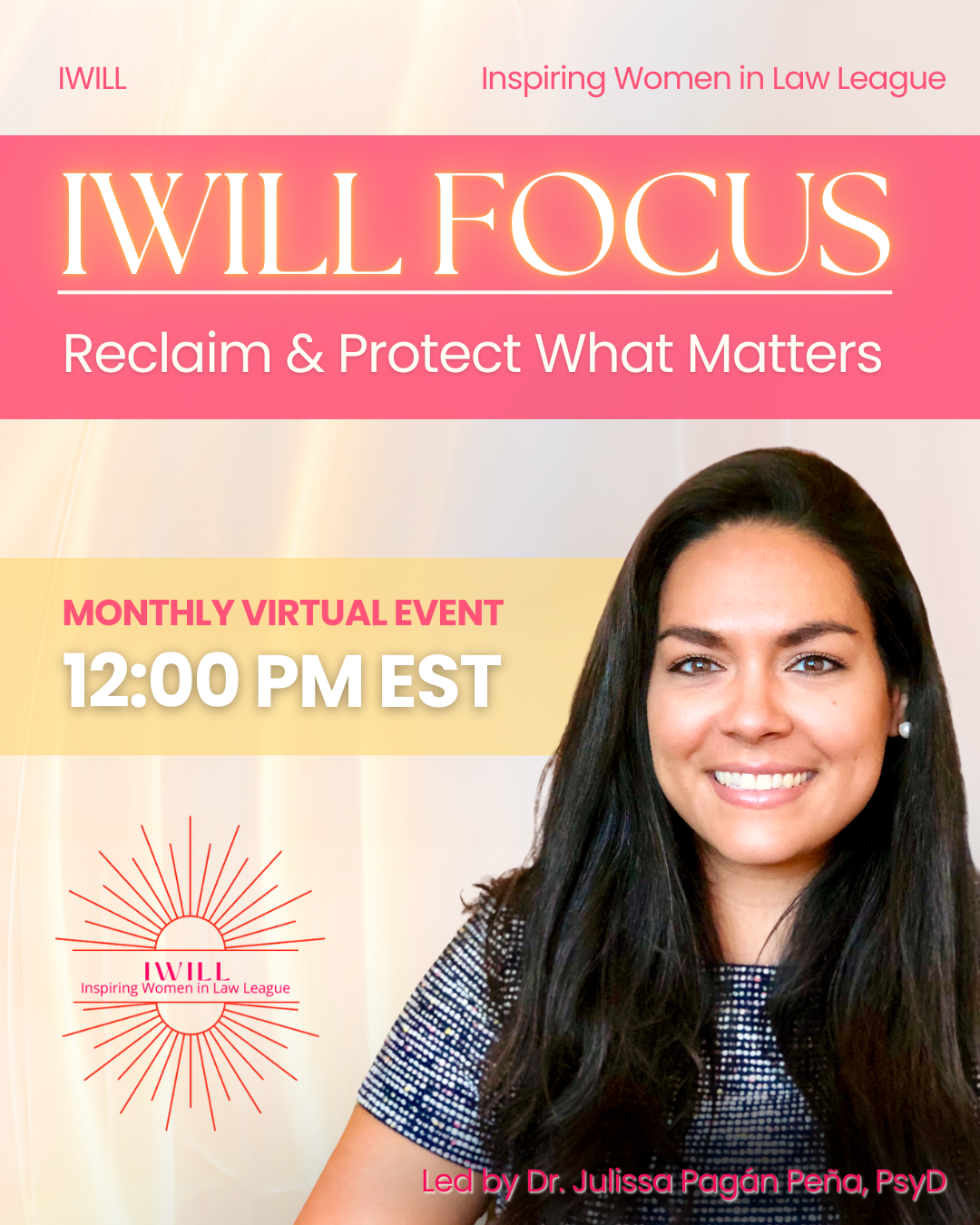 IWILL Focus Workshop (Virtual Event)